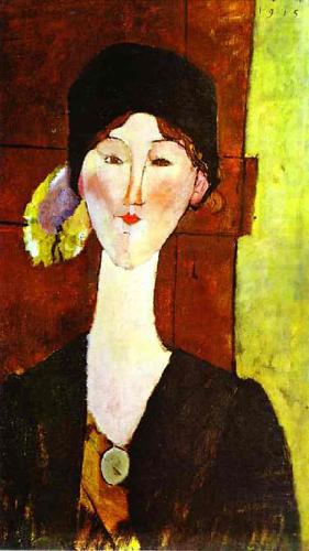 Amedeo Modigliani Portrait of Beatrice Hastings before a door oil painting picture